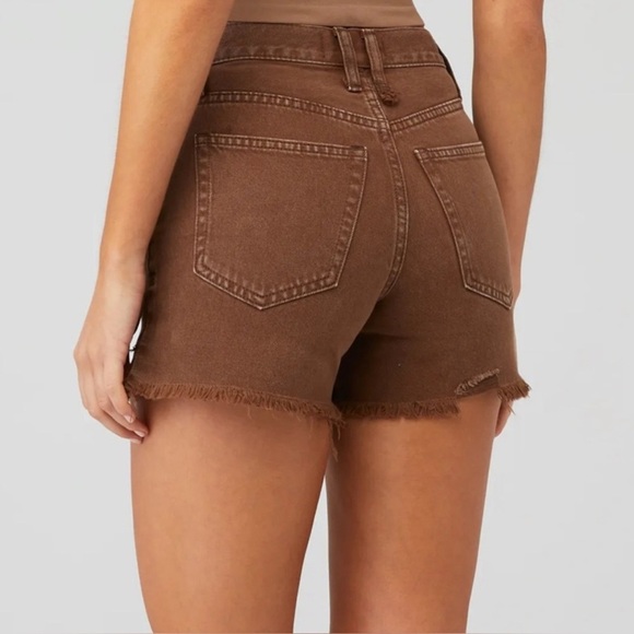 We The Free Makai Brown Denim Shorts - Picture 4 of 12